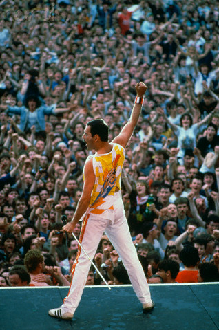 Freddie Mercury And Queen Live at Wembley, London